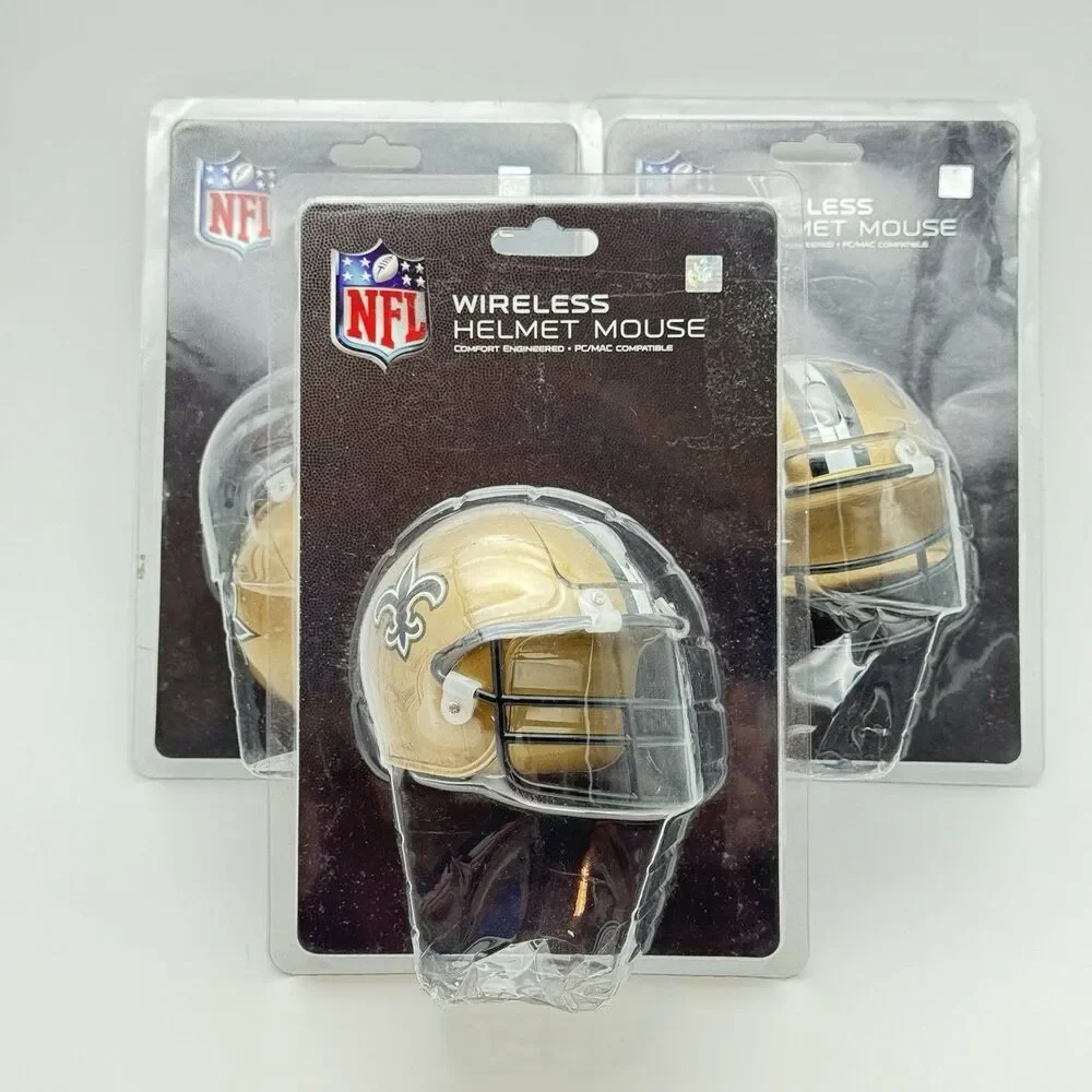 Saints New Orleans NFL‎ Football Helmet Wireless  Computer Mouse For PC/MAC VTG